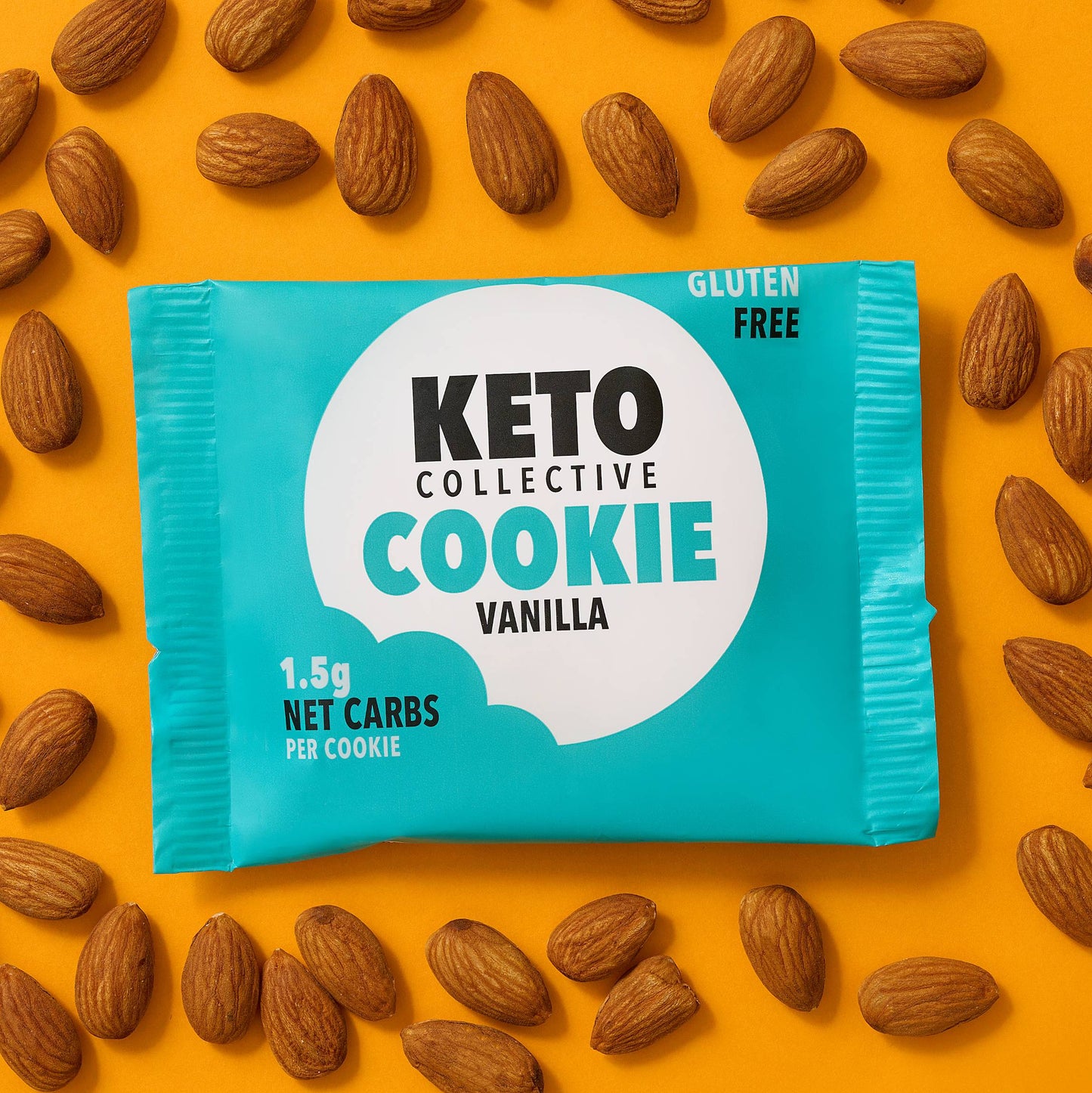 keto collective vanilla cookie single almonds